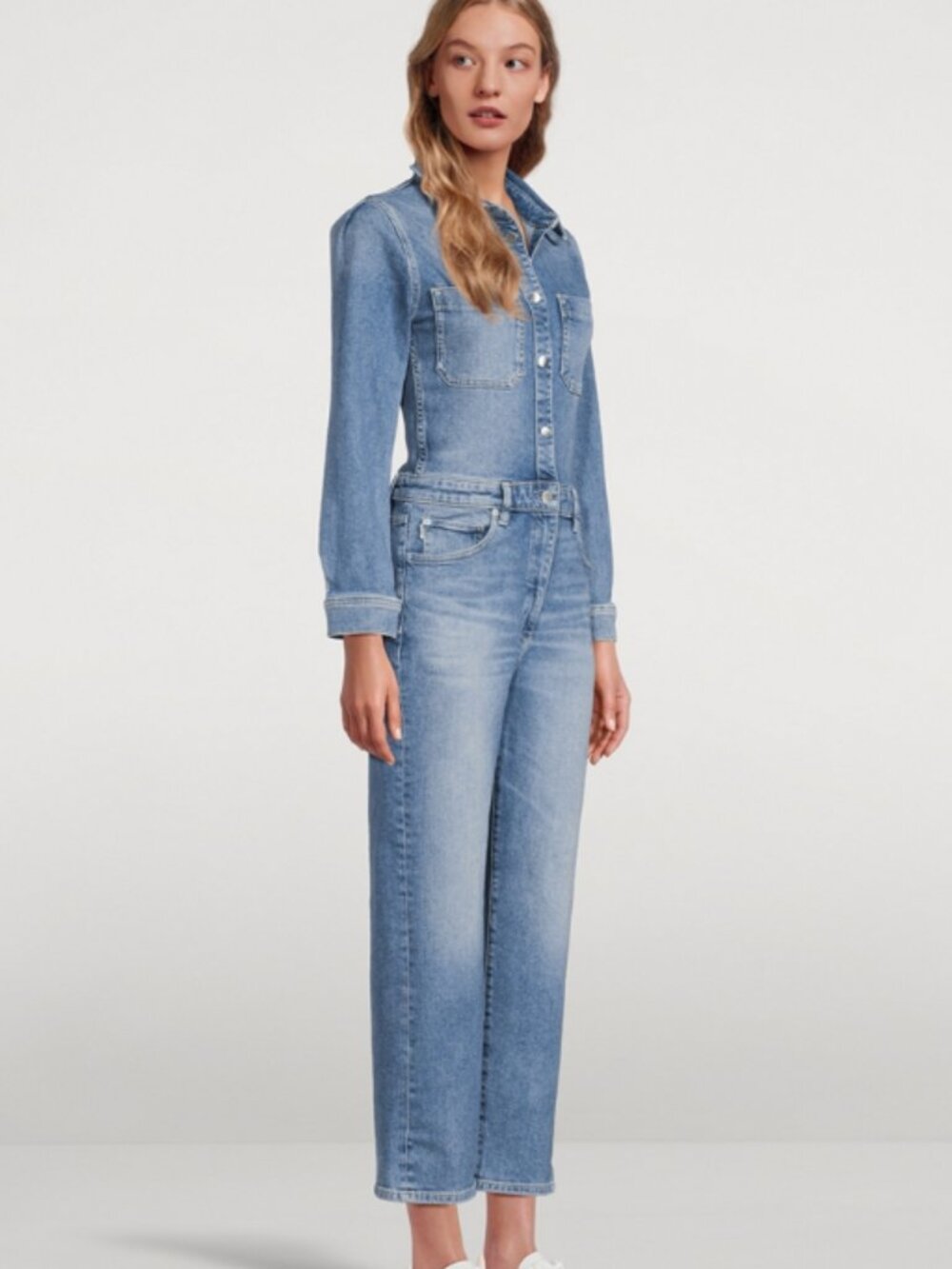 DL1961 Freja Denim Jumpsuit Size 27 (S) - From Holt Renfrew